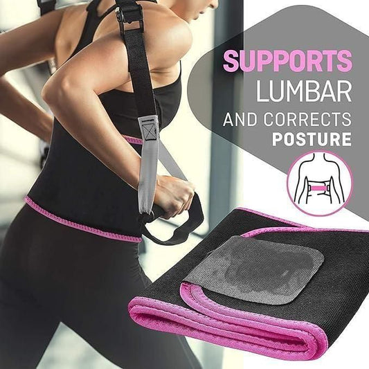 Adjustable Waist Trimmer Belt – Sweat Slimming & Tummy Control Support (Men & Women)